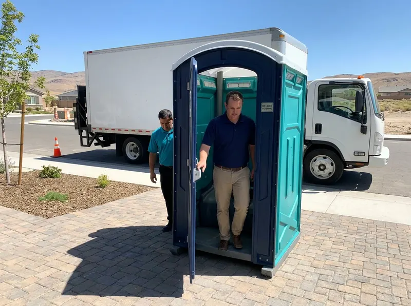 Deluxe Flushing Portable Toilet Rental in Reno, NV